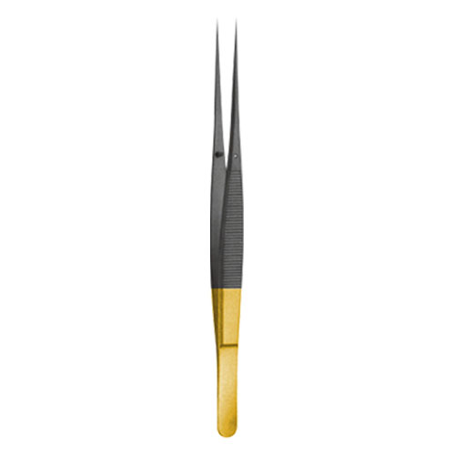 Delicate Dissecting Forceps (Gold & Black Coated)