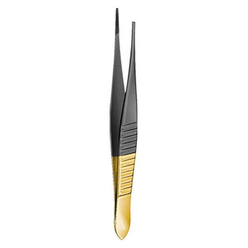 Gillies Tissue Forceps (Gold & Black Coated)