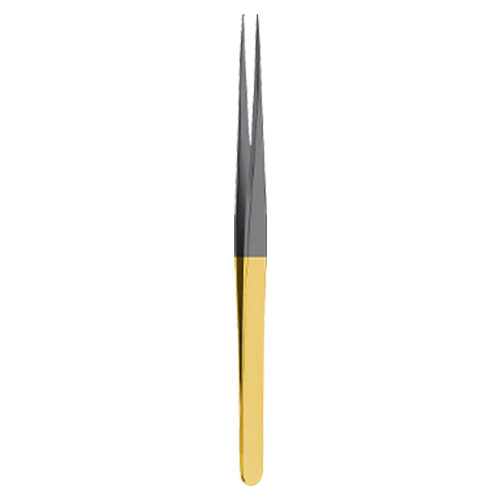 Jeweler_s Forceps (Gold & Black Coated)