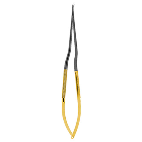 Bayonet Micro Scissors bayonet-shaped (Gold & Black Coated)