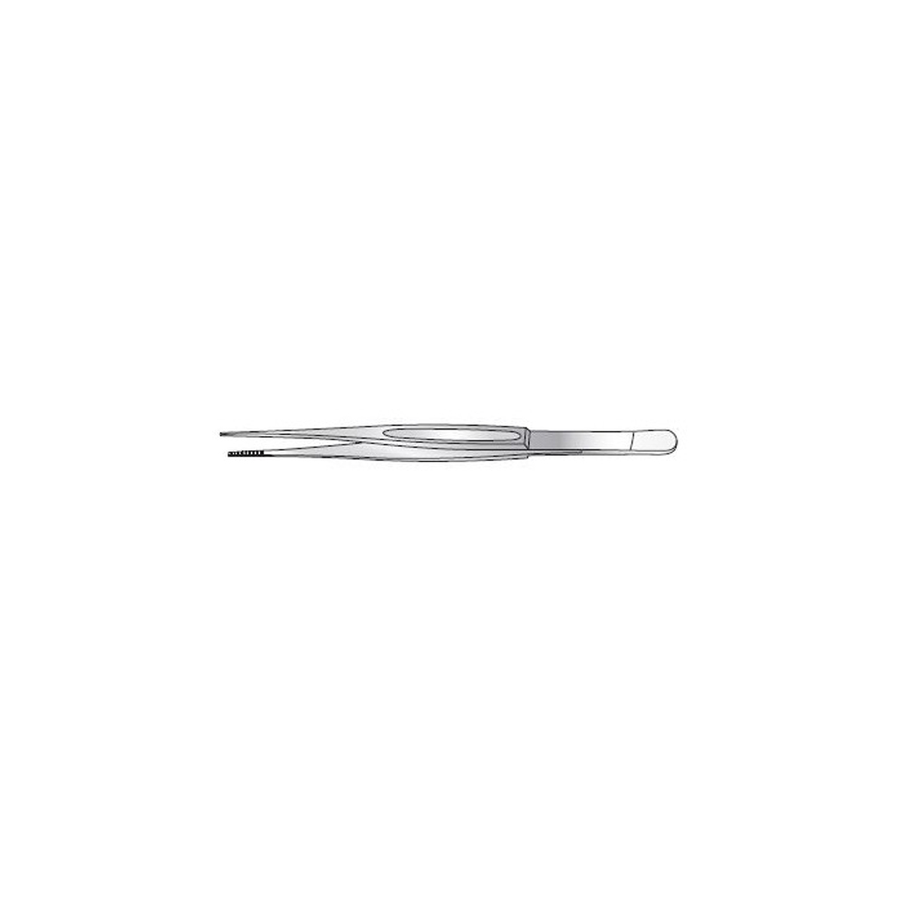 Cairns (Dott) dressing forceps, serrated jaws