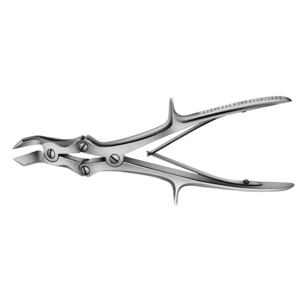 BONE CUTTING FORCEPS, S-SHAPED FOR POSTERIOR RIB ENDS 255 mm, 10″