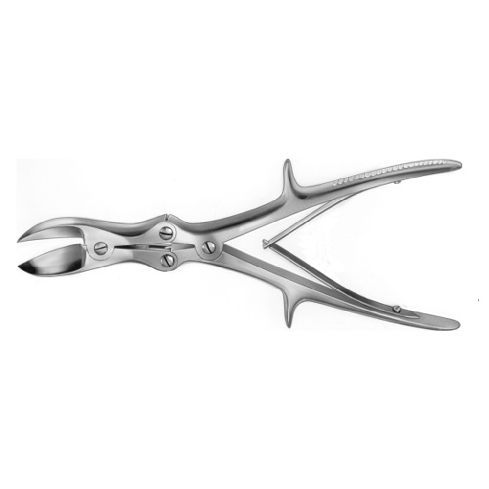 BONE CUTTING FORCEPS, CURVED, 280 mm, 11″