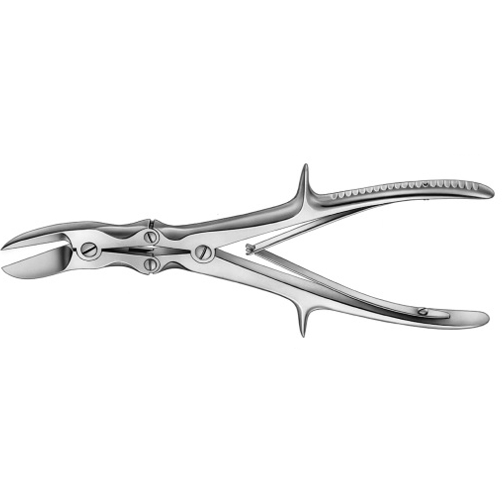 BONE CUTTING FORCEPS, CURVED, 240 mm, 9 1/2″